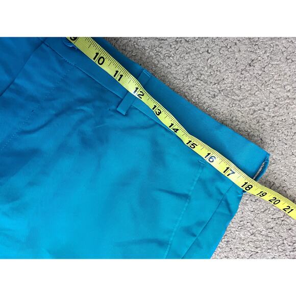 Teal Blue Louis Raphael Golf Shorts Men's 36 - Picture 3 of 6